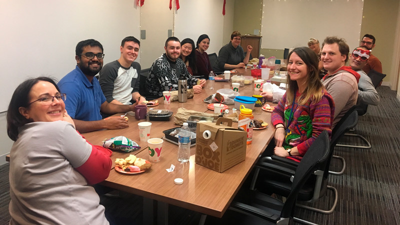 Green Lab holiday gathering