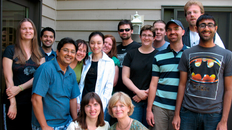 Green Lab members posing and smiling