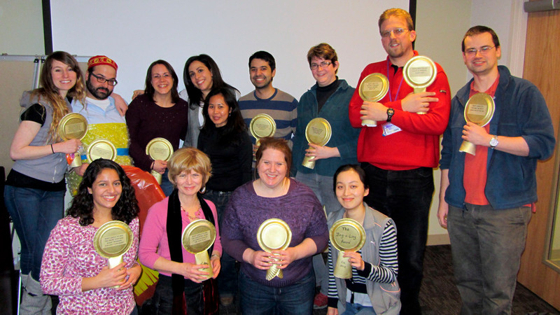 Green Lab members posing and smiling