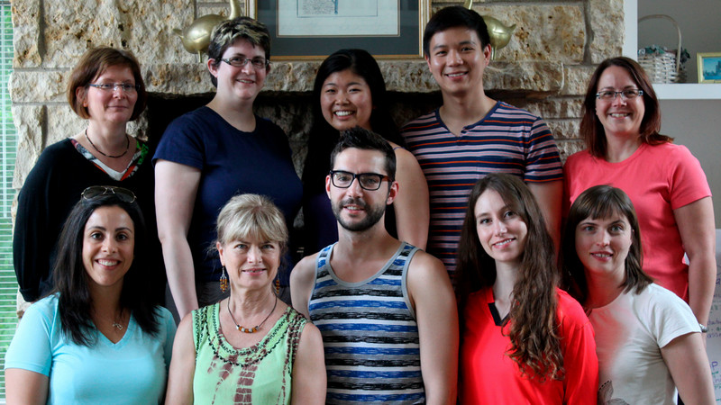 Green Lab members posing and smiling