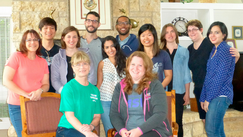 Green Lab members posing and smiling