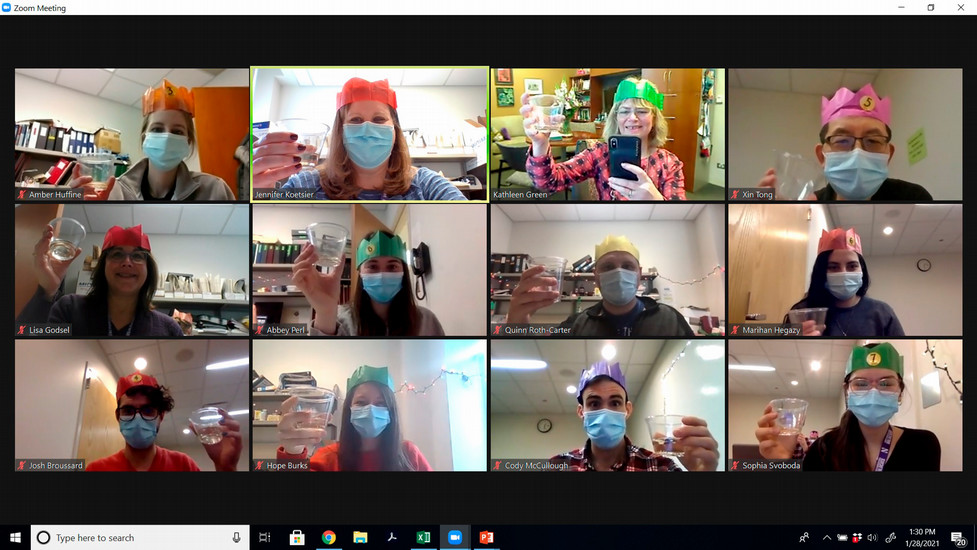 Green Lab holiday gathering