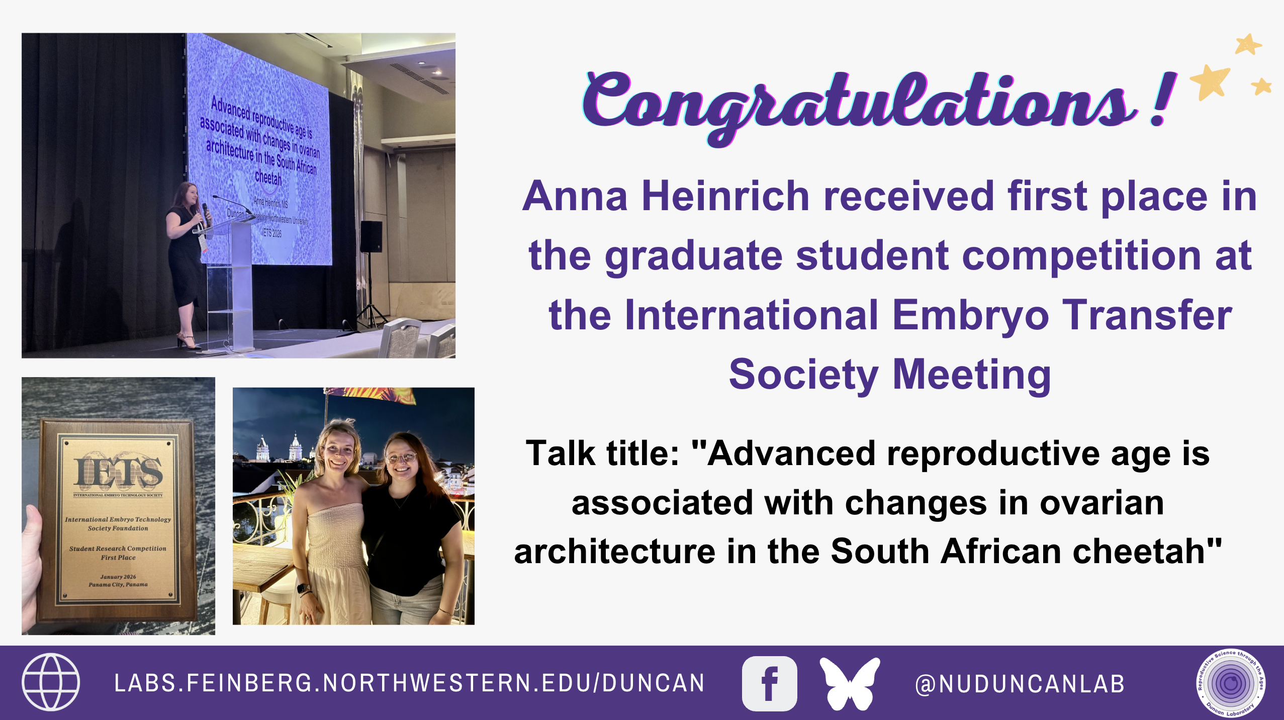 Anna Heinrich IETS meeting