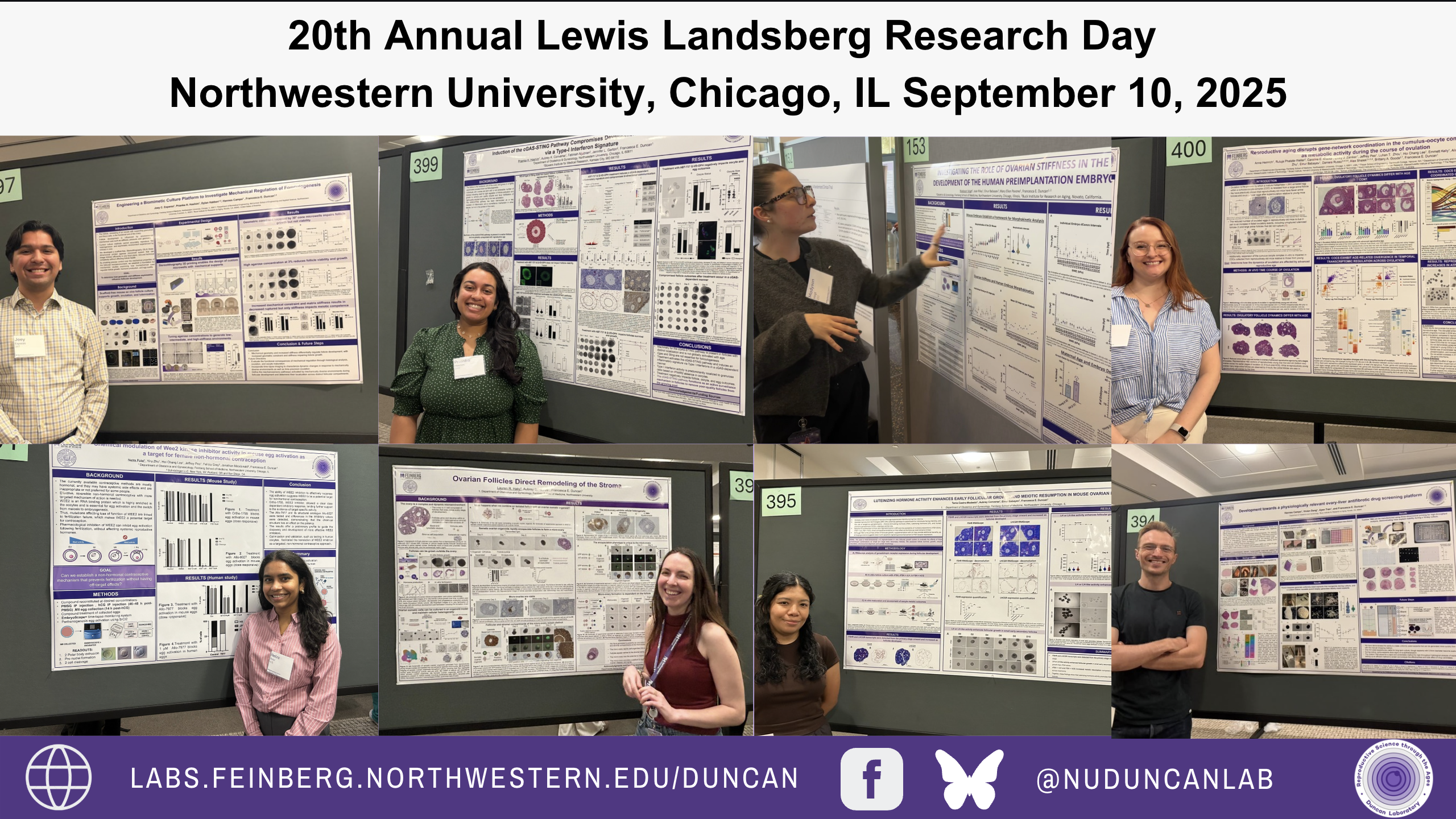 Duncan Lab presents at Lewis Landsberg Research Day