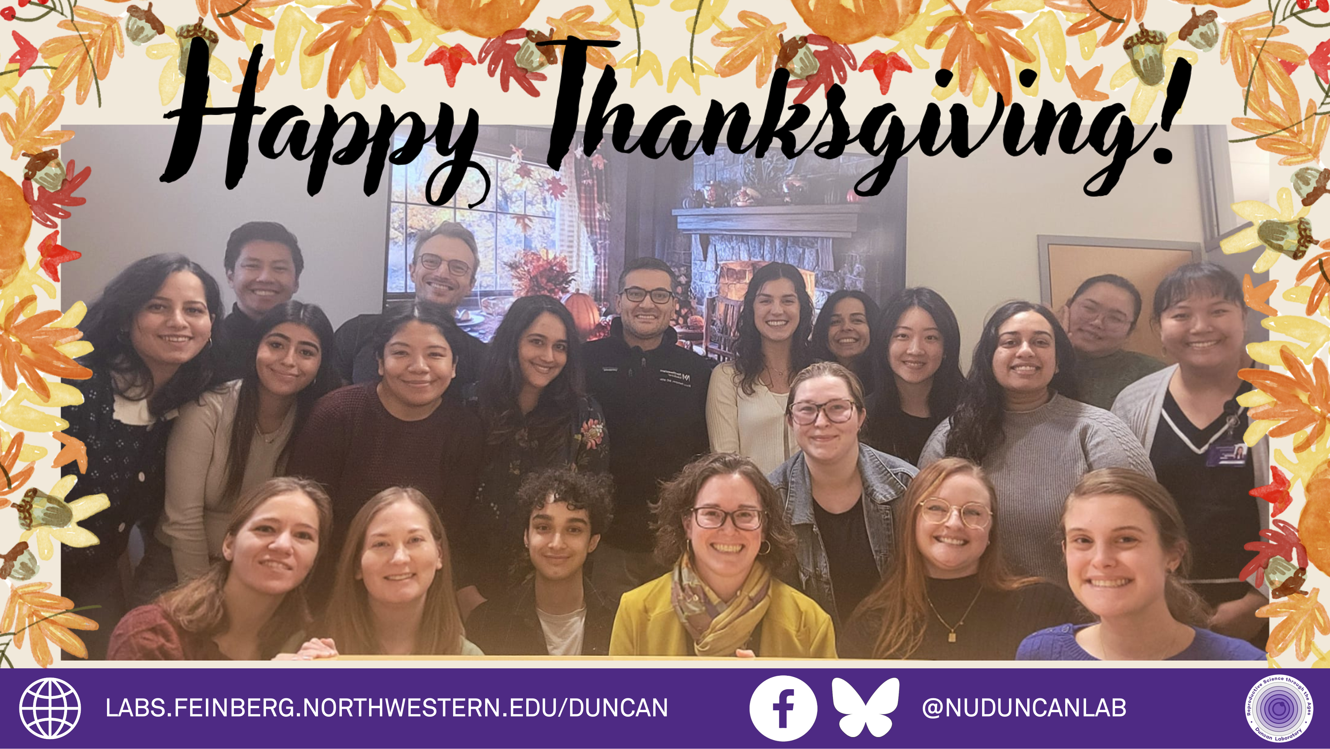 Duncan Lab Thanksgiving