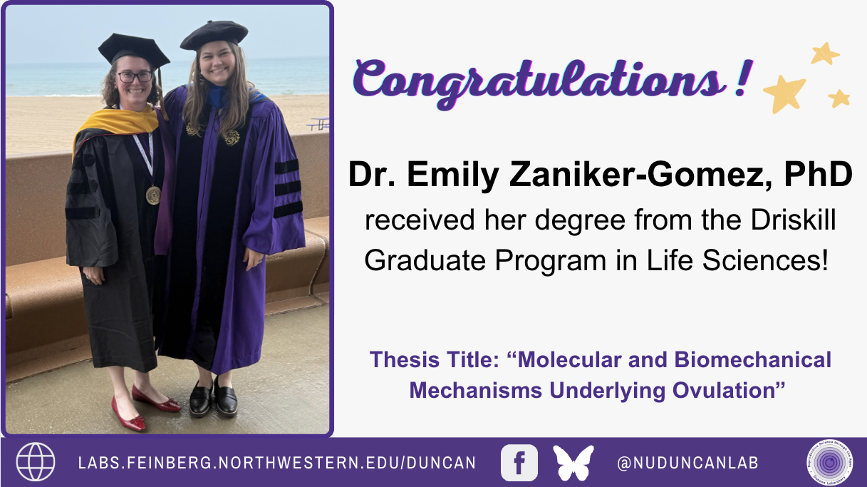 Emily Zaniker-Gomez graduates